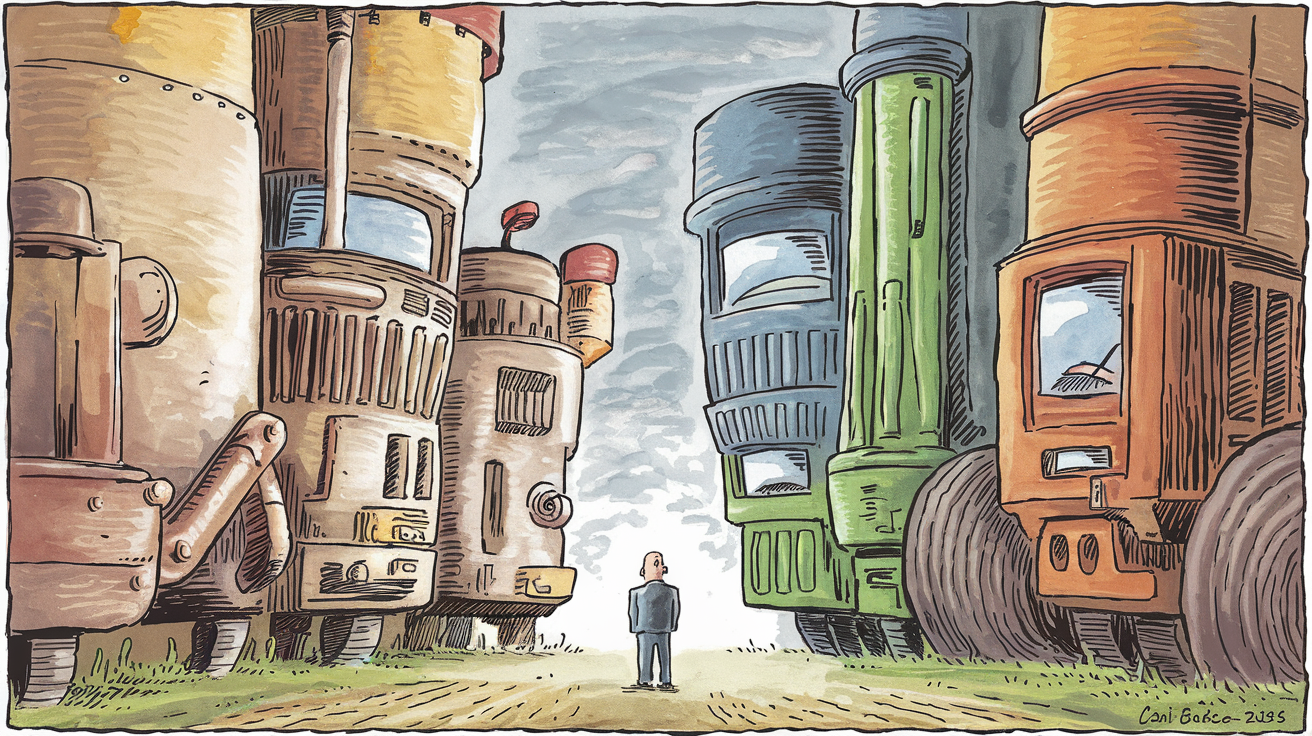 New Yorker Style Cartoon